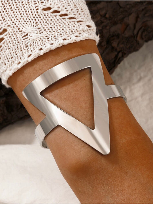 Triangle Bangle Silver