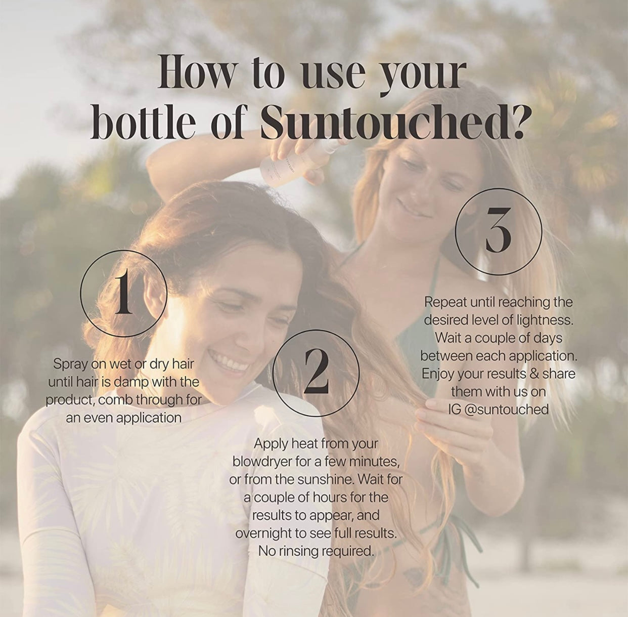 Suntouched Hair Lightener Dark