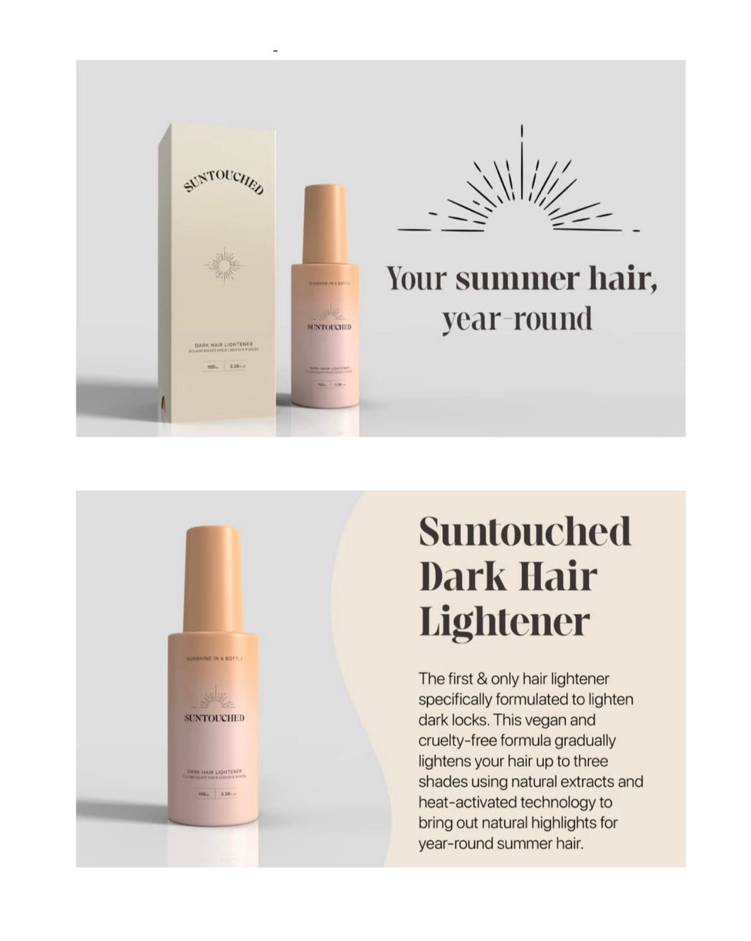 Suntouched Hair Lightener Dark